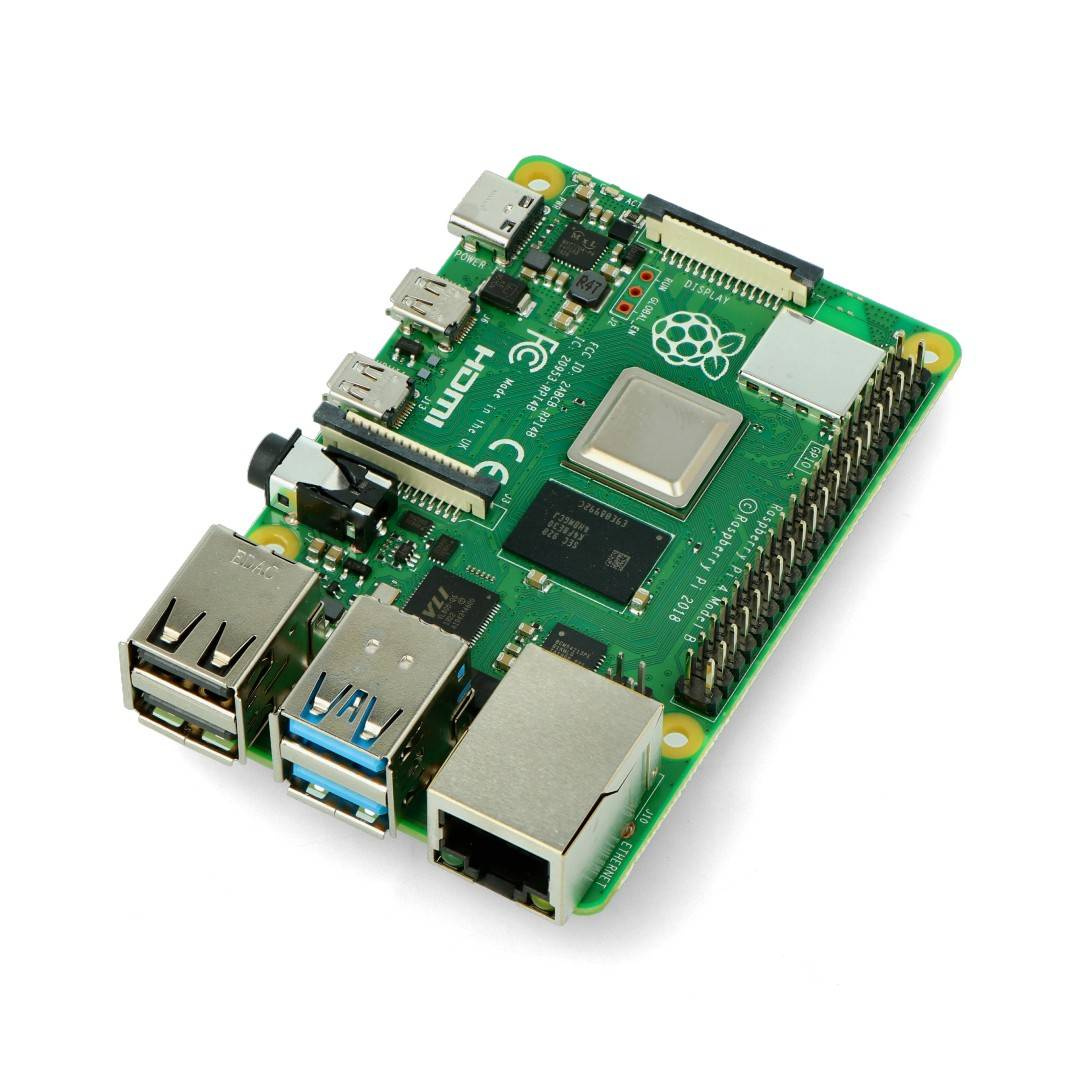 Raspberry Pi 4 model B WiFi DualBand Bluetooth 2GB RAM 1,8GHz - wersja Dual RAM